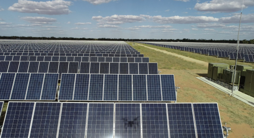 A different image of a solar farm